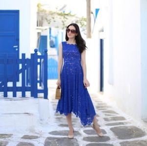 Blue Lace Dress